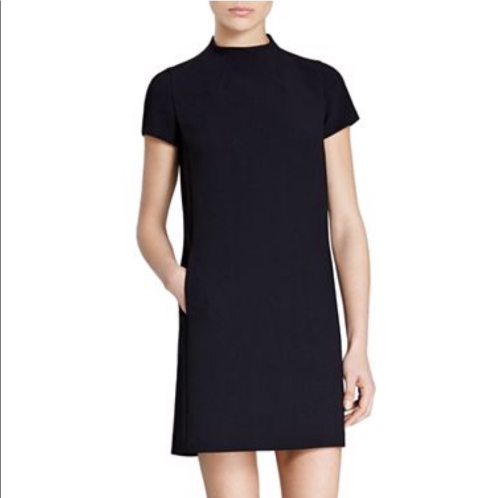 Zara mockneck shift dress